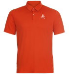 Odlo Wander-/Freizeit Polo Cardada (100% Polyester, hoher Tragekomfort) orangerot Herren